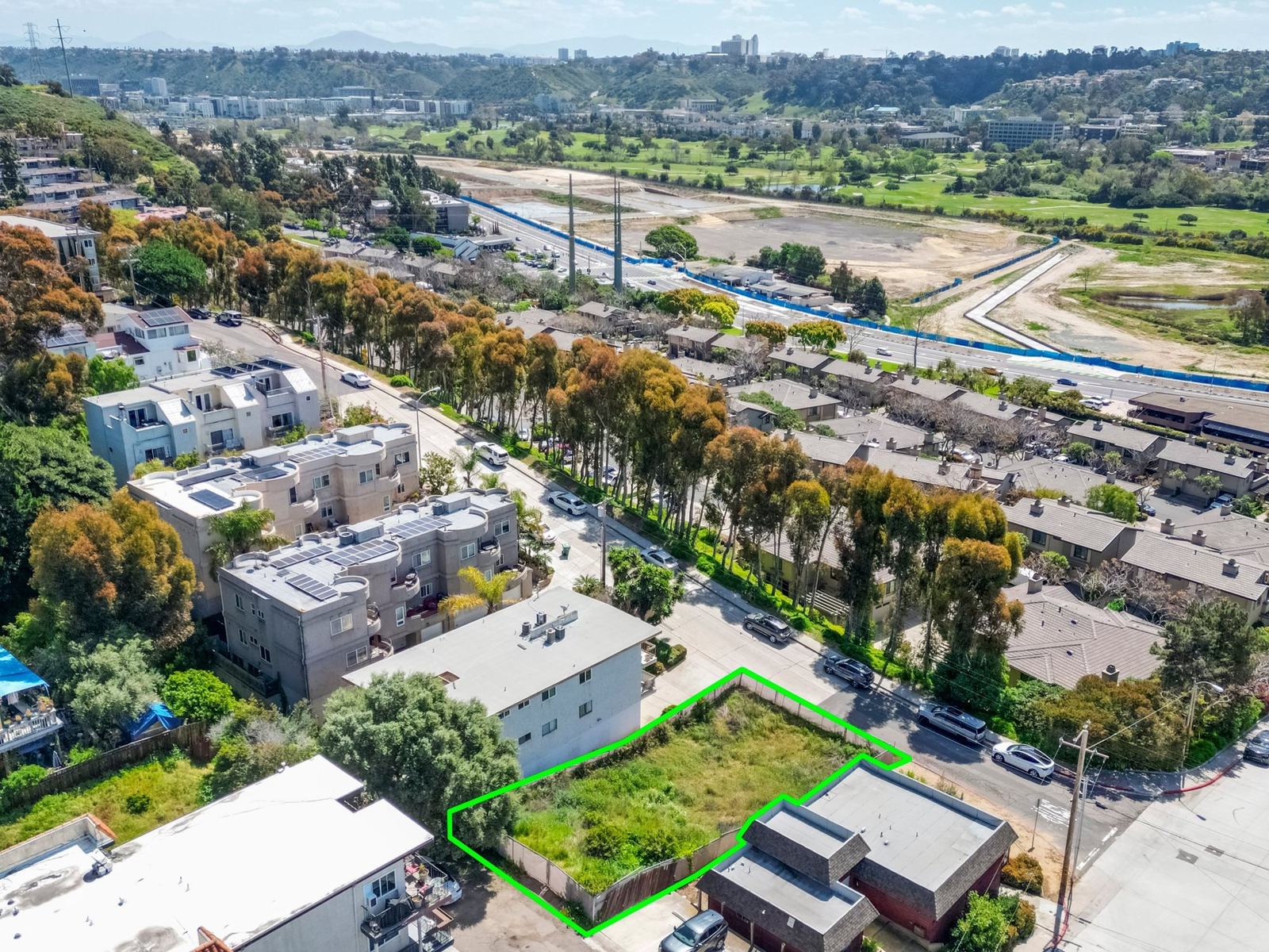 Open green space nearby