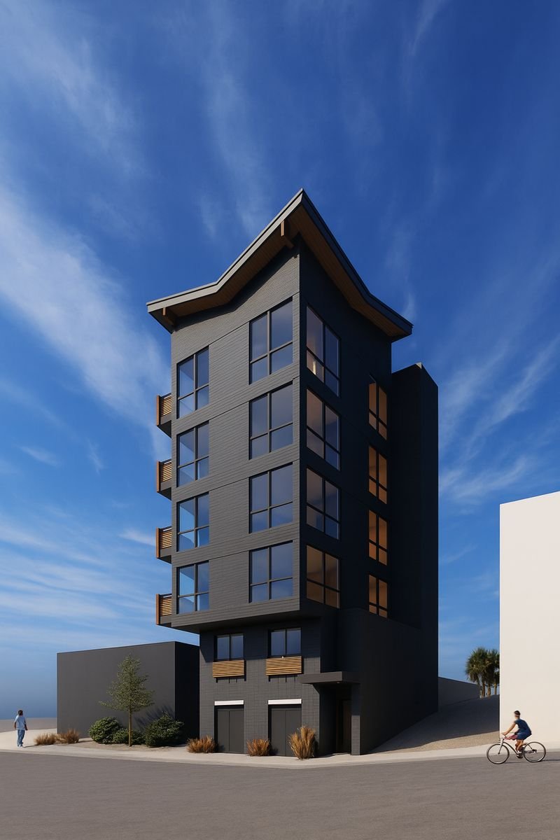 Design concept &mdash; the corner at midday