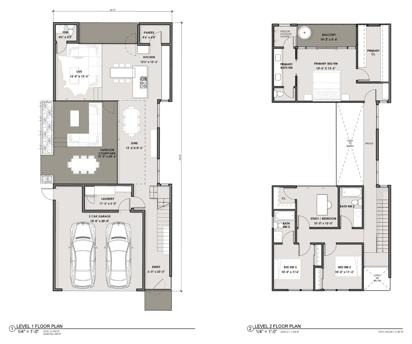 Residence Type 2 floor plans