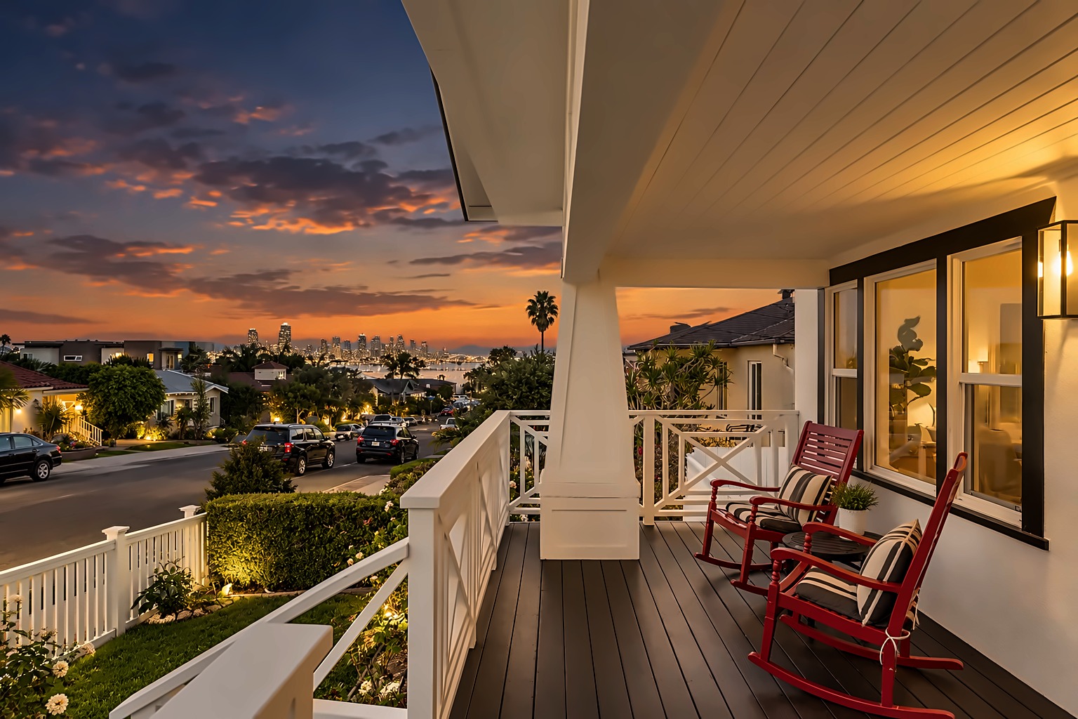 3235 Fenelon St. — After dark, the bay and downtown light up the view.