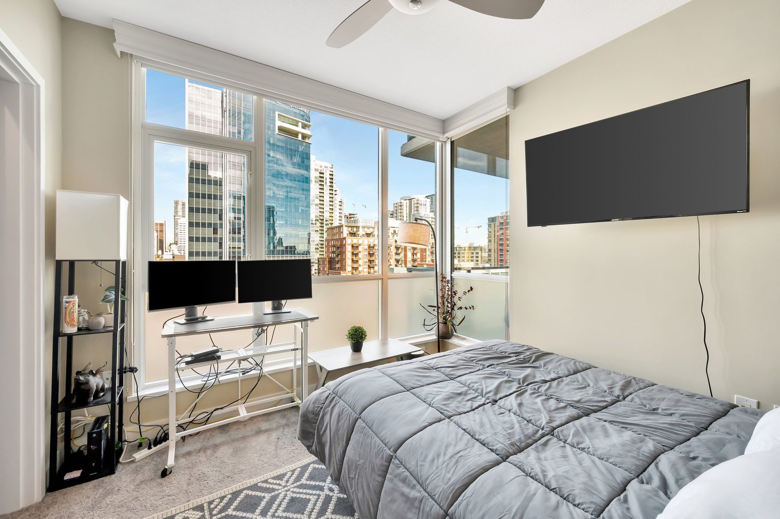 325 7th Ave., #808 — balcony view over East Village and Downtown San Diego