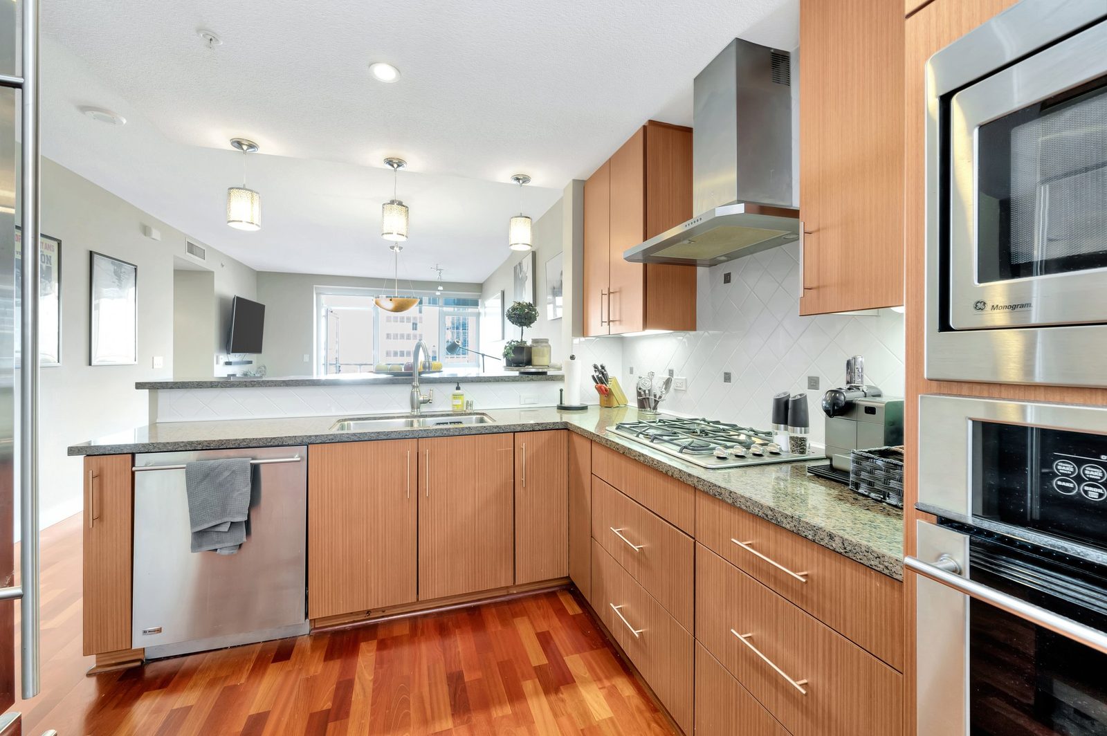 325 7th Ave., #808 — bedroom with downtown views