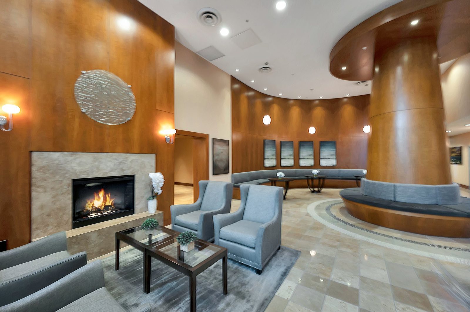 325 7th Ave. — building lobby lounge