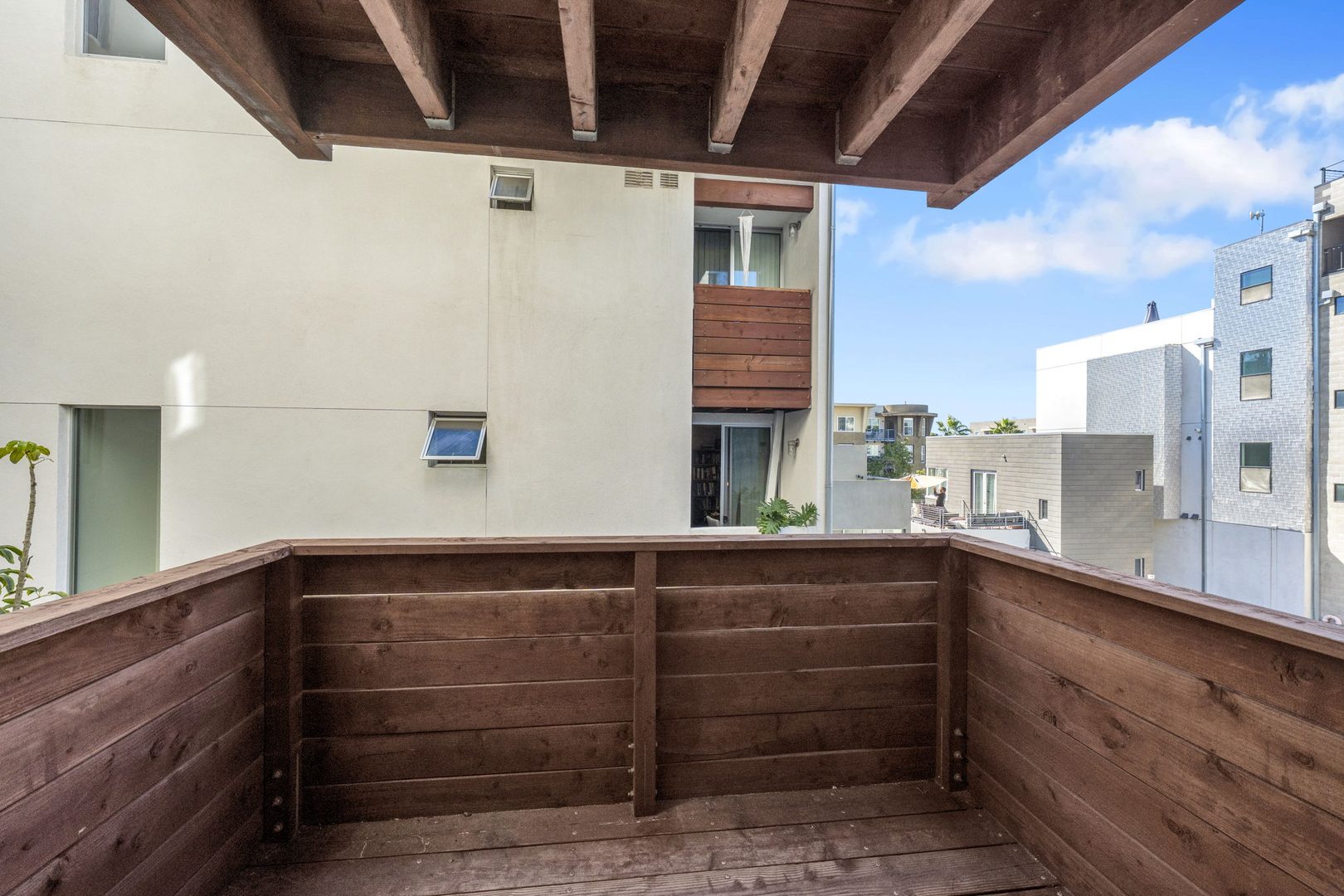 The Casita, Unit 303 &mdash; private deck off the living room