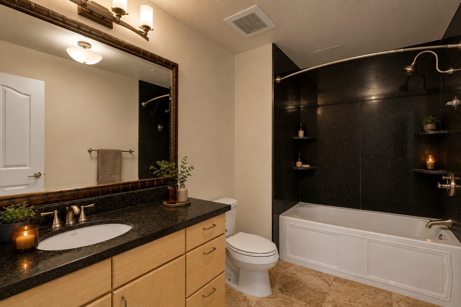 445 Island Ave., #407 — bathroom, virtually staged