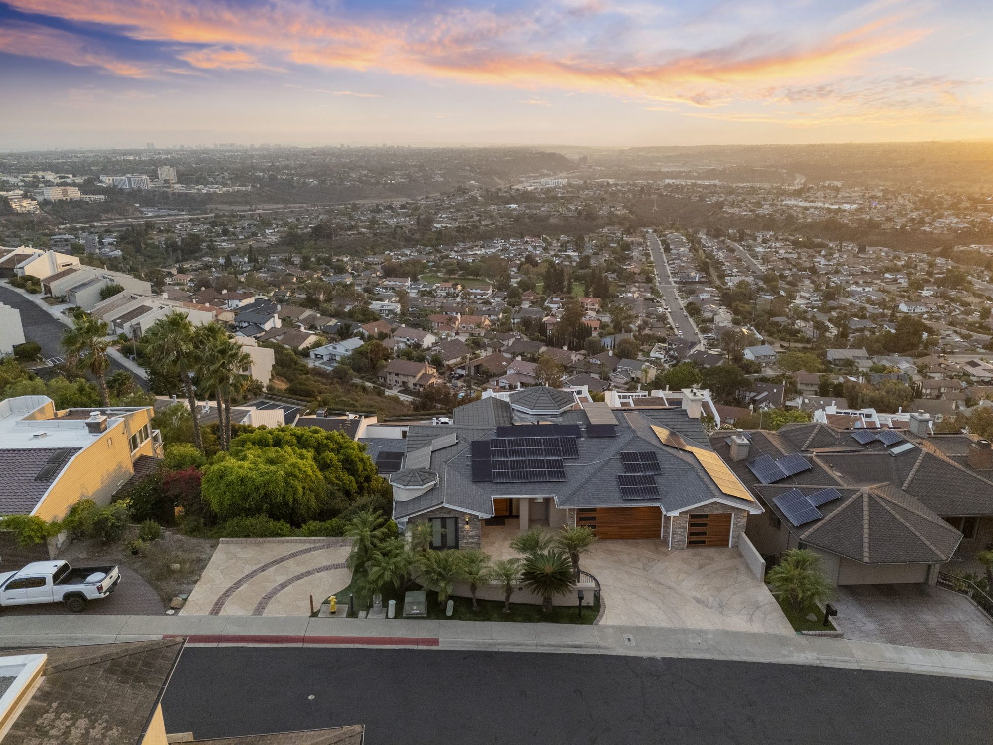6206 Caminito Plata — aerial view west