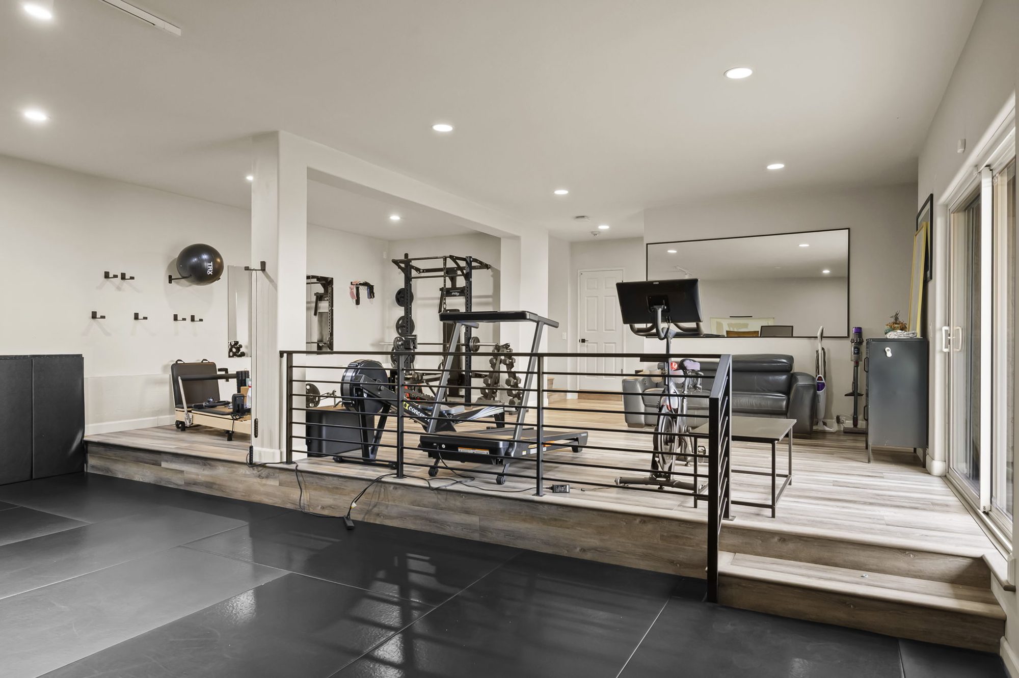 6206 Caminito Plata &mdash; A home gym and a separate flex studio.