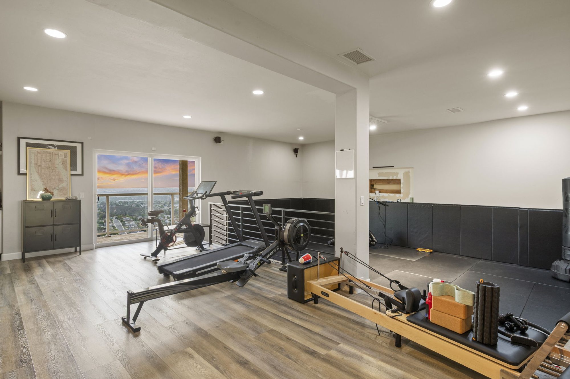 6206 Caminito Plata &mdash; A home gym and a separate flex studio.