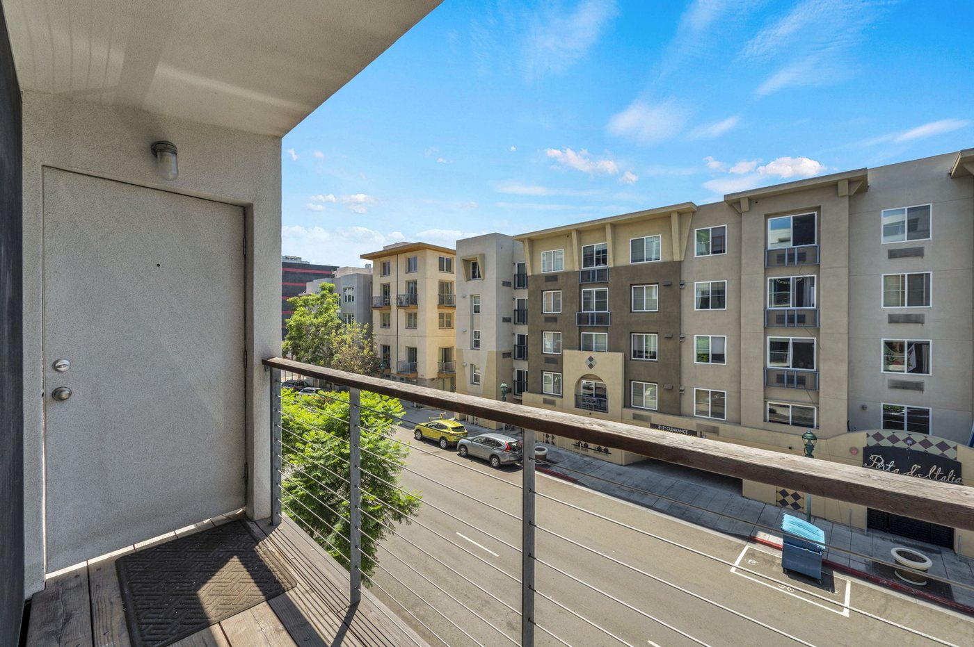 The Columbian — balcony view of Little Italy